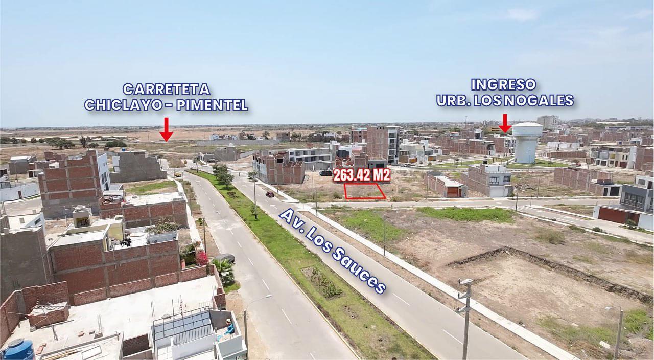 VENTA DE TERRENO DE 263.42 M2 EN URB. LOS NOGALES